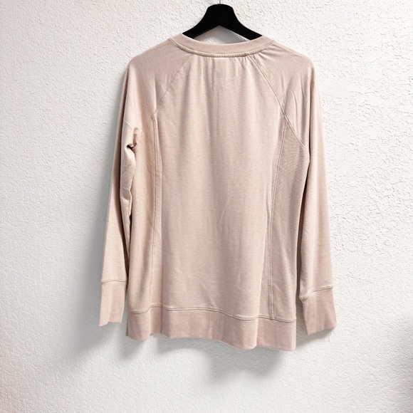 RBX- Tan longline Crewneck oversized Sweatshirt Woman’s SM - Picture 8 of 9